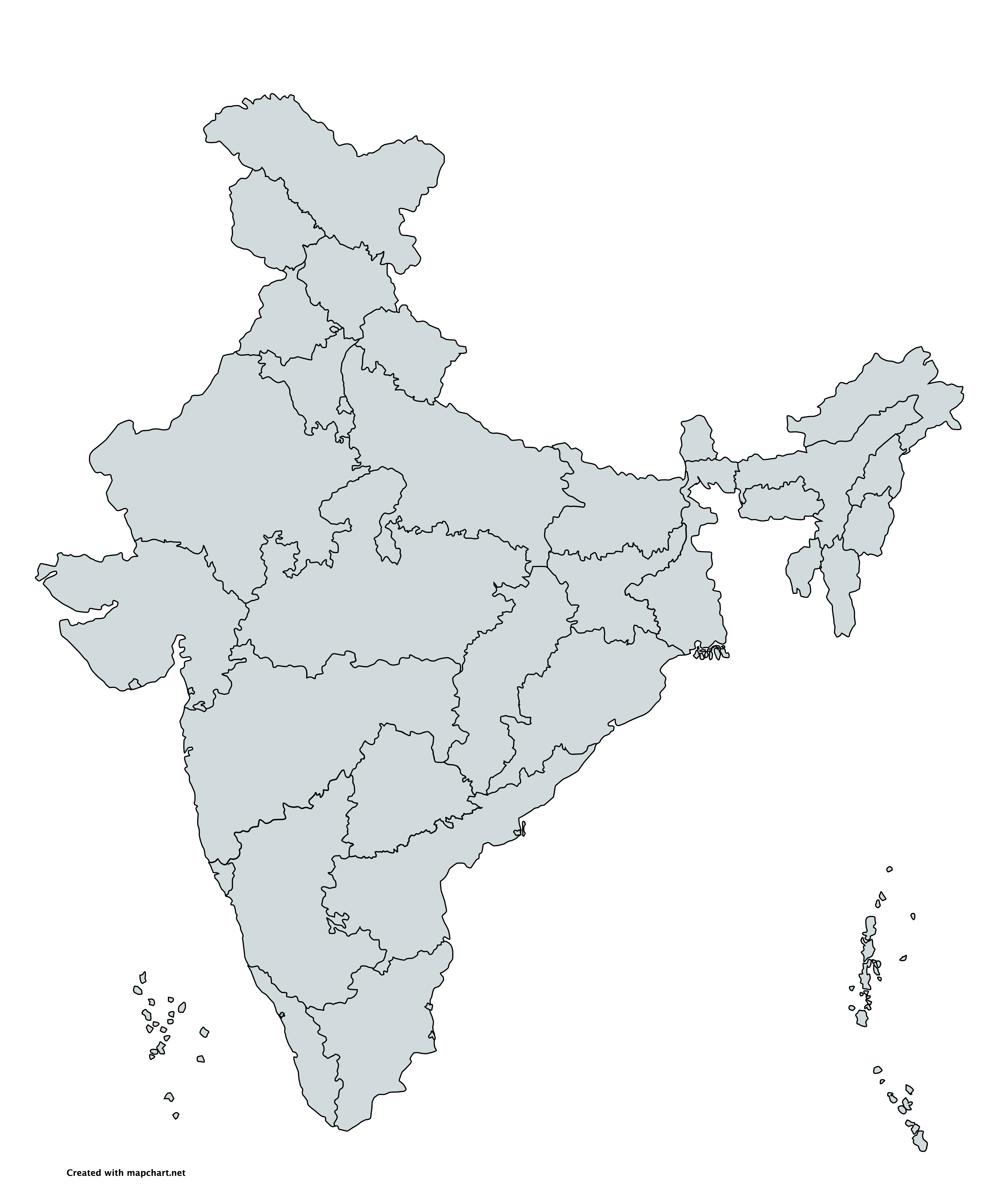 India Map with Office Locations